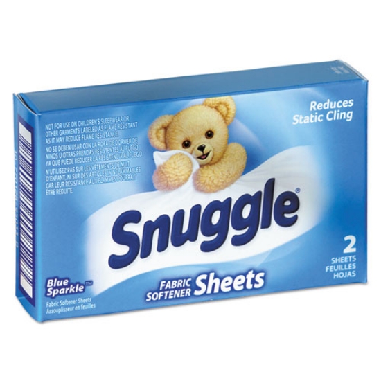 Picture of Vend-Design Fabric Softener Sheets, Blue Sparkle, 2 Sheets/box, 100 Boxes/carton