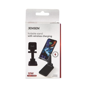 Picture of Foldable Stand with Wireless Charging, Black