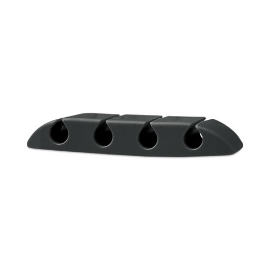 Picture of Four Channel Cable Holder Black, 3" x 3", 3/Pack