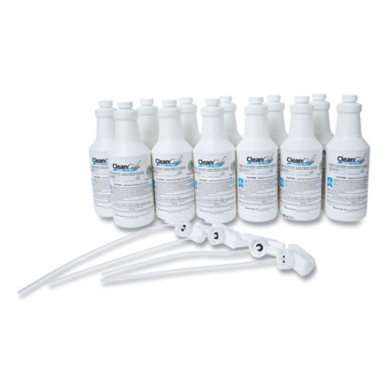 Picture of Cleancide Rtu Disinfecting Cleaner, Light Citrus Scent, 32 Oz Bottle, 12 Bottles And 4 Trigger Sprayers/carton