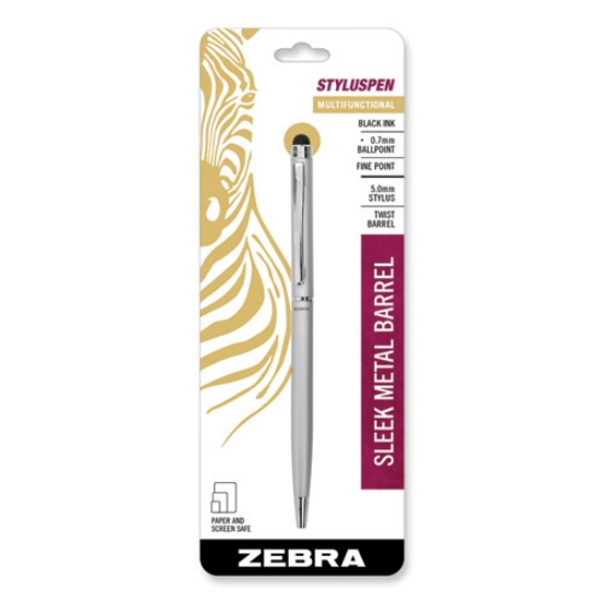 Picture of Styluspen Twist Ballpoint Pen/stylus, Silver