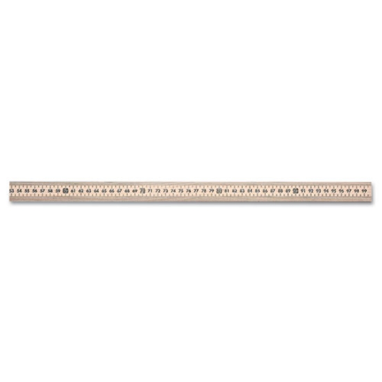 Picture of Wooden Meter Stick, Standard/metric, 39.5", Clear Lacquer Finish, 12/box