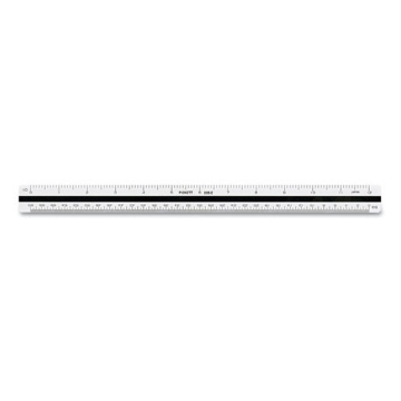 Picture of Triangular Scale, Plastic, 12" Long, Engineering, Color-Coded