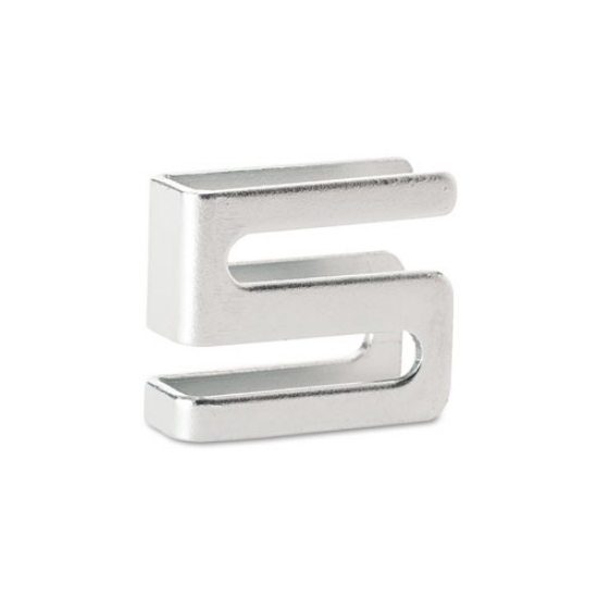 Picture of Wire Shelving S Hooks, Metal, Silver, 4 Hooks/pack