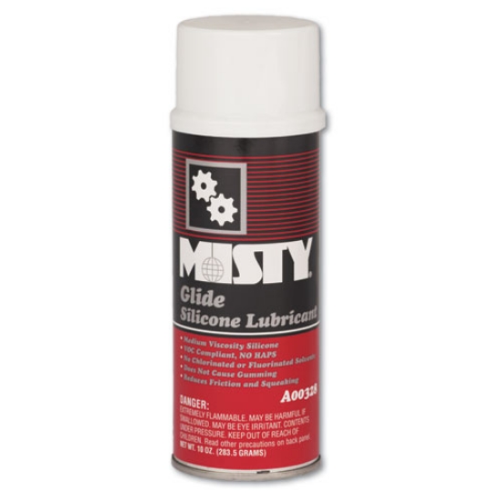 Picture of Glide Silicone Lubricant, Unscented, 10 oz Aerosol Can, 12/Carton