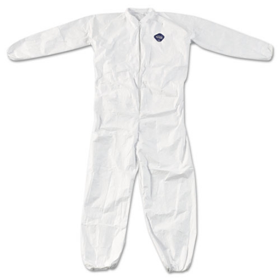 Picture of Tyvek Elastic-Cuff Coveralls, 4X-Large, White, 25/Carton