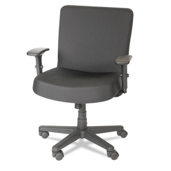 Picture of Alera Xl Series Big/tall Mid-Back Task Chair, Supports Up To 500 Lb, 17.5" To 21" Seat Height, Black