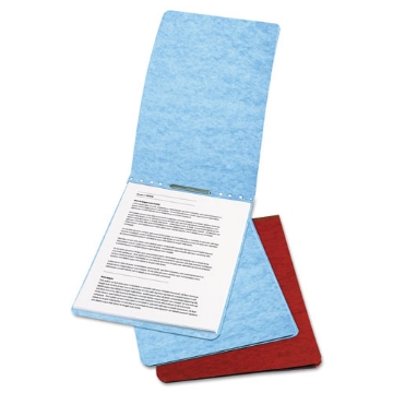 Picture of Presstex Report Cover With Tyvek Reinforced Hinge, Top Bound, Two-Piece Prong Fastener, 2" Capacity, 8.5 X 11, Red/red