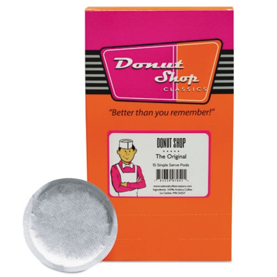 Picture of Donut Shop Coffee Pods, Medium Roast, 15/box
