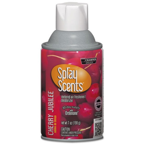 Picture of Champion Sprayon SPRAYScents Metered Air Freshener Refill, Cherry Jubilee, 7 oz Aerosol Spray, 12/Carton