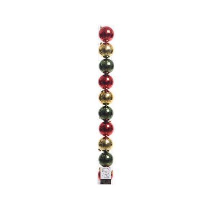 Picture of DECORIS 20358 BAUBLE SHATTERPROOF 10PK (PK-16-EA)