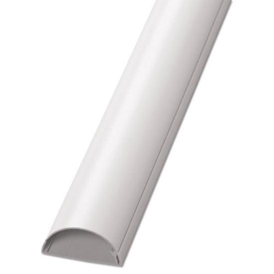 Picture of Decorative Desk Cord Cover, 60" X 2" X 1" Cover, White
