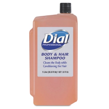 Picture of Hair + Body Wash Refill For 1 L Liquid Dispenser, Neutral Scent, 1 L, 8/carton