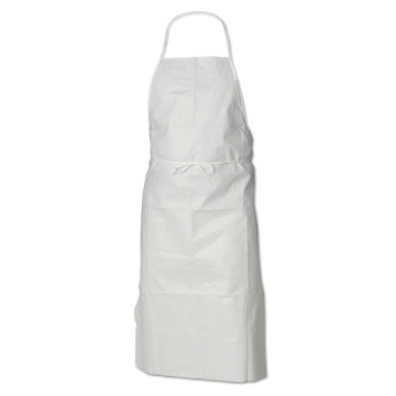 Picture of A40 Liquid/Particle Protection Apron, Film Laminate, 28 x 40, White, 100/Carton