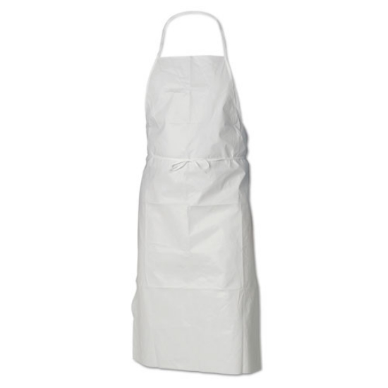 Picture of A40 Liquid/Particle Protection Apron, Film Laminate, 28 x 40, White, 100/Carton