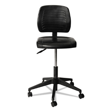 Picture of Alera Wl Series Workbench Stool, Supports Up To 250 Lb, 17.25" To 25" Seat Height, Black
