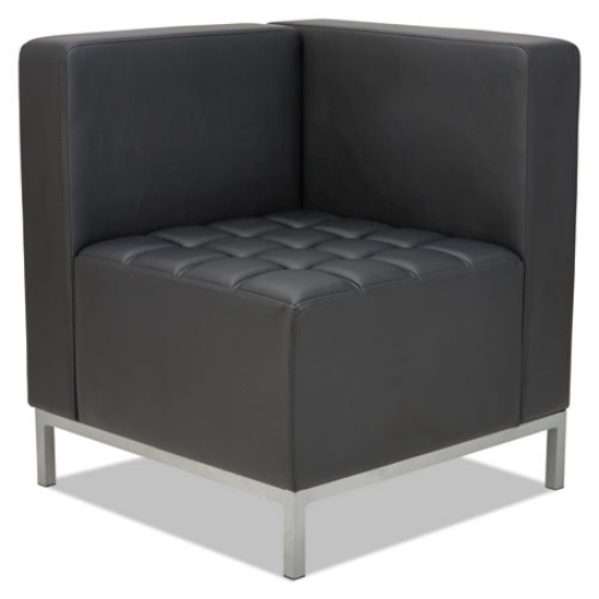 Picture of Alera Qub Series Corner Sectional, 26.38w X 26.38d X 30.5h, Black