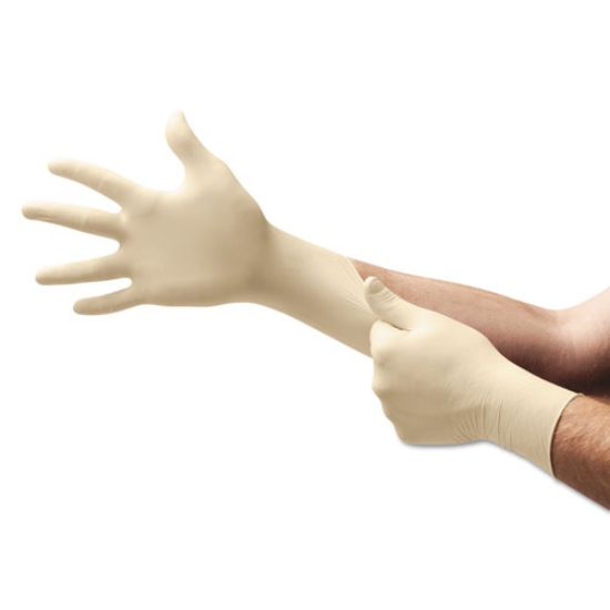 Picture of Xt Premium Latex Disposable Gloves, Powder-Free, Medium, 100/box