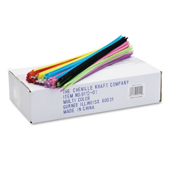 Picture of Regular Stems, 12" X 4 Mm, Metal Wire, Polyester, Assorted, 1,000/box