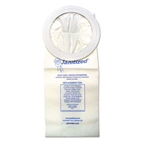 Picture of Vacuum Filters Designed To Fit Most Commercial 10 Qt. Backpack Vacs, 10/pack