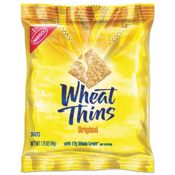 Picture of Wheat Thins Crackers, Original, 1.75 Oz Bag, 72/carton