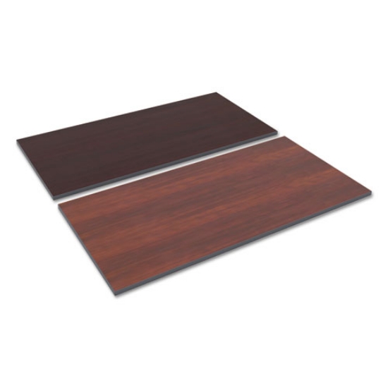Picture of Reversible Laminate Table Top, Rectangular, 59.38w X 29.5,medium Cherry/mahogany
