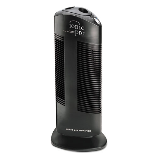 Picture of Compact Ionic Air Purifier, 250 sq ft Room Capacity, Black