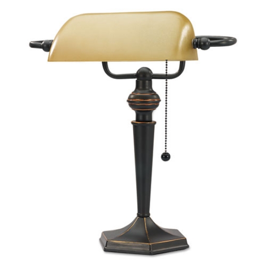 Picture of Traditional Banker's Lamp, 10w x 13.38d x 16h, Antique Bronze