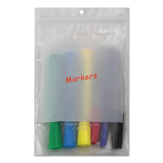 Picture of Write-On Poly Bags, 2 Mil, 5" X 8", Clear, 1,000/carton