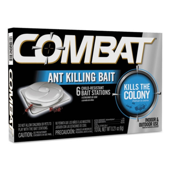 Picture of Combat Ant Killing System, Child-Resistant, Kills Queen And Colony, 6/box, 12 Boxes/carton