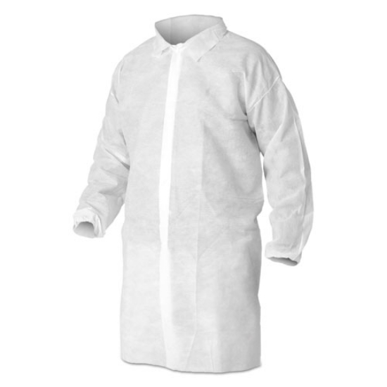 Picture of A10 Light Duty Lab Coats, X-Large, White, 50/carton