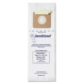 Picture of Vacuum Filter Bags Designed to Fit Panasonic Upright Type U, 36/Carton