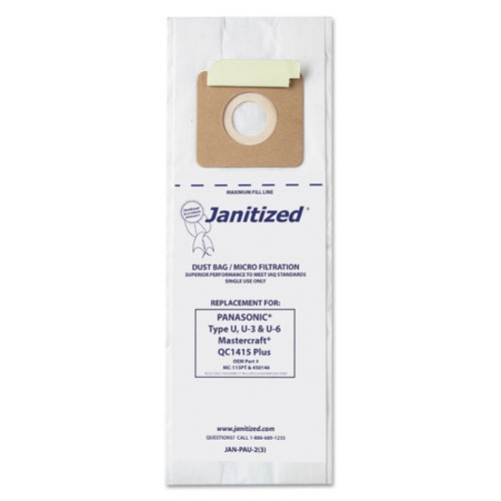 Picture of Vacuum Filter Bags Designed to Fit Panasonic Upright Type U, 36/Carton