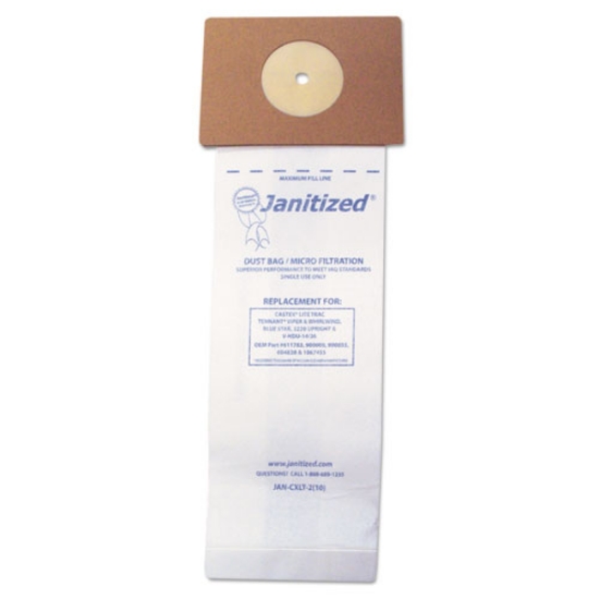 Picture of Vacuum Filter Bags Designed To Fit Nobles Lite Trac/tennant Viper, 100/carton