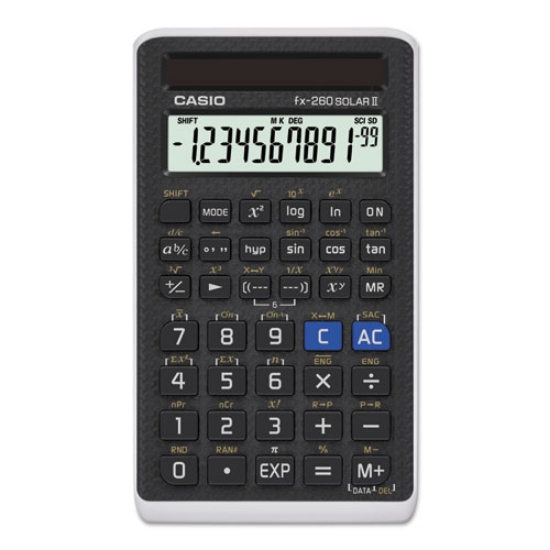 Picture of Fx-260 Solar Ii All-Purpose Scientific Calculator, 10-Digit Lcd, Black