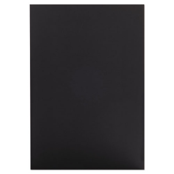Picture of Foam Board, CFC-Free Polystyrene, 20 x 30, Black Surface and Core, 10/Carton