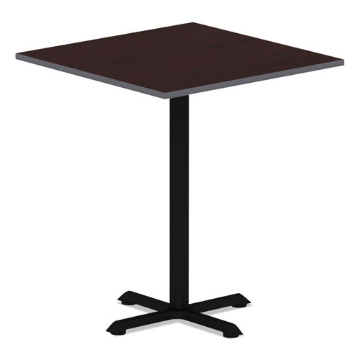 Picture of Reversible Laminate Table Top, Square, 35.38w X 35.38d, Medium Cherry/mahogany