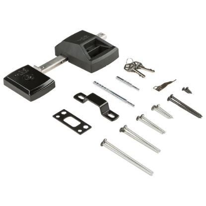 Picture of National/Spectrum Brands N109-080 SMARTKEY GATE LOCK BLK (EA)