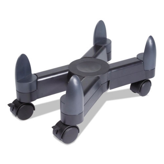 Picture of COMPUTER STAND WITH LOCKING WHEELS, SUPPORTS 40 LB, 3 X 16.5 X 4.5, BLACK