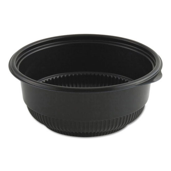 Picture of MicroRaves Incredi-Bowl Base, 20 oz, 5.75" Diameter x 2.43"h, Black, Plastic, 250/Carton