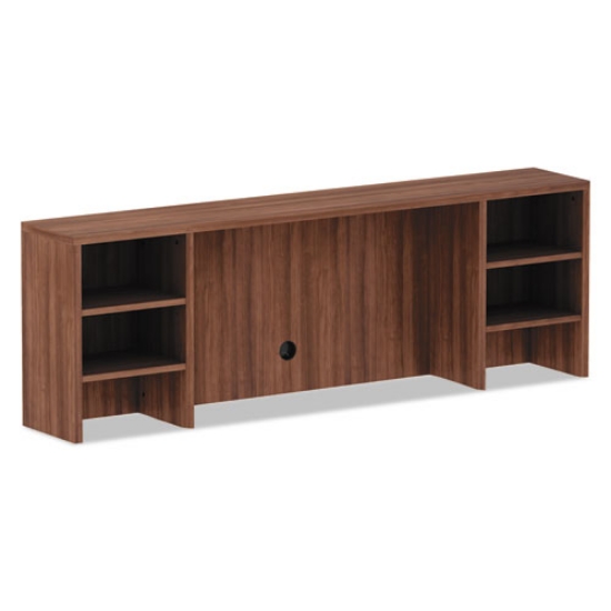 Picture of Alera Valencia Series Organizer Hutch, 70.63w X 11.75d X 23.63h, Modern Walnut