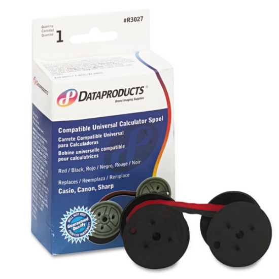 Picture of R3027 Compatible Ribbon, Black/red