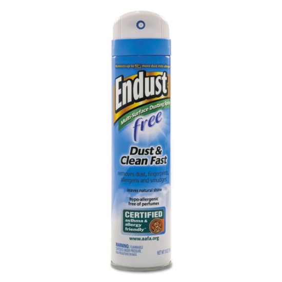 Picture of Endust Free Hypo-Allergenic Dusting And Cleaning Spray, 10 Oz Aerosol Spray, 6/carton