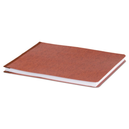Picture of Pressboard Report Cover With Tyvek Reinforced Hinge, Two-Piece Prong Fastener, 2" Capacity, 8.5 X 11, Red/red