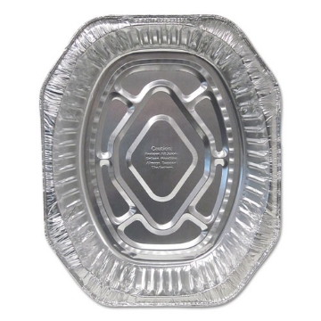 Picture of Aluminum Roaster Pans, Extra-Large Oval, 230 Oz, 18.5 X 14 X 3.38, Silver, 100/carton