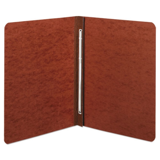 Picture of Presstex Report Cover With Tyvek Reinforced Hinge, Two-Piece Prong Fastener, 3" Capacity, 8.5 X 11, Red/red