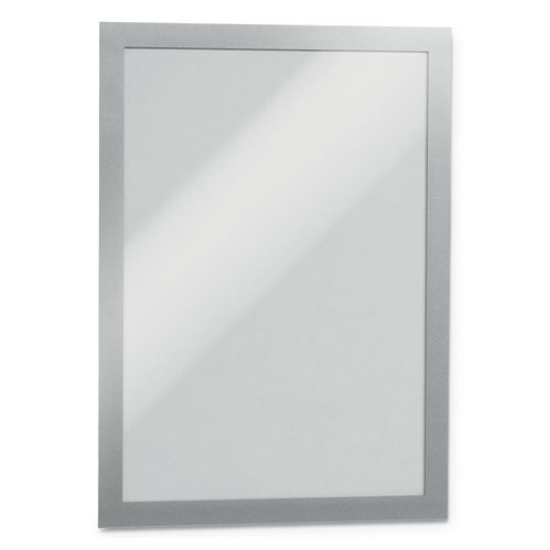 Picture of DURAFRAME Sign Holder, 8.5 x 11, Silver Frame, 2/Pack