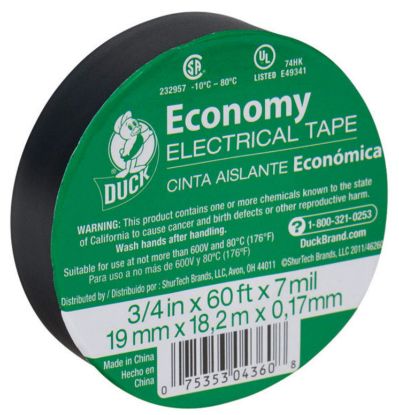 Picture of Duck Tape 299006 ELECTRCL TP 3/4"X60' BLK (EA)