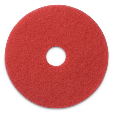 Picture of Buffing Pads, 14" Diameter, Red, 5/carton