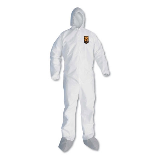 Picture of A30 Breathable Splash and Particle Protection Coveralls, X-Large, White, 25/Carton
